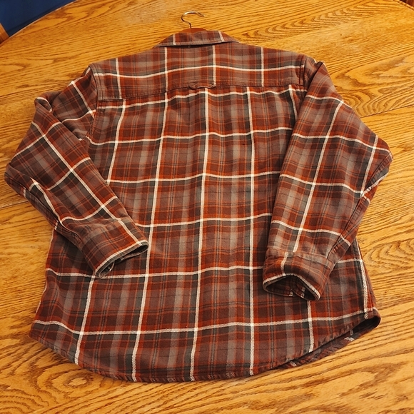 Ruff Hewn 100% cotton flannel long sleeve shirt - Picture 4 of 4